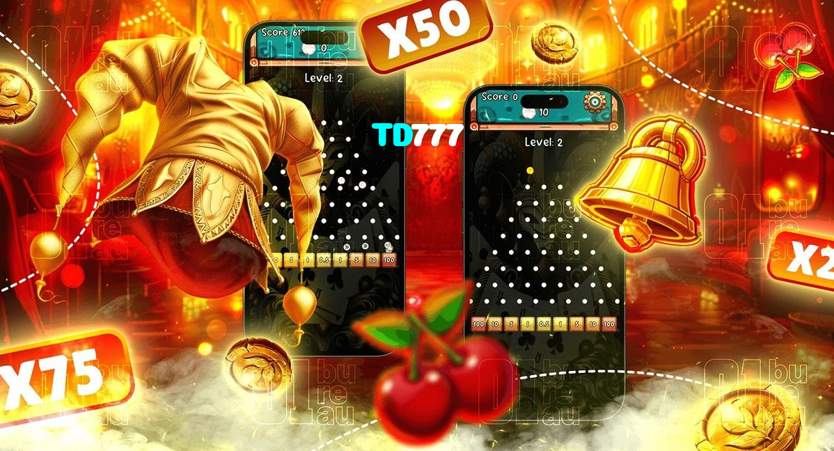 TD777 casino presented on mobile device in Pakistan with slots and live games